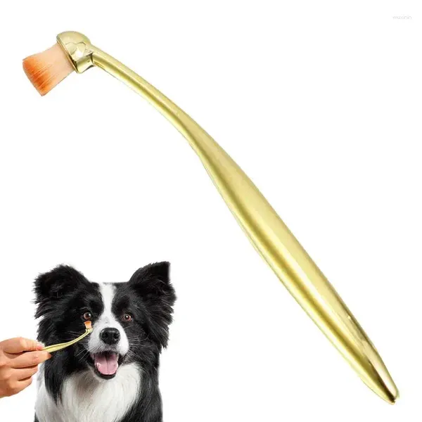 Hundebekleidung Eye Booger Remover Tränenfleck Apprikator Pinsel Com Com Com mit bequemen Griff -Pet -Pflegewerkzeugen für