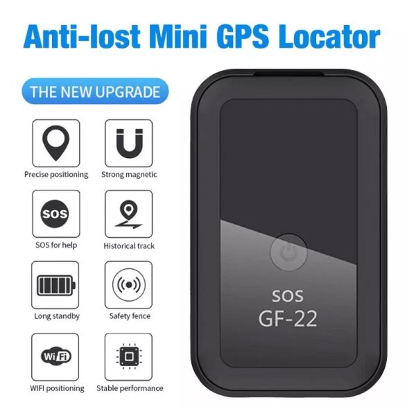 Accessoires Magnetic GPS Tracker GF22 Miniatur -Tracker Universal Positionierung intelligenter Locator Antilost Alarm GPS Trackerzubehör
