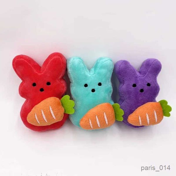 Фаршированные плюшевые животные 12 см Кайи Пипс кролики плюшевые игрушки морковные кролики кукол пасхальные декоративные плюше