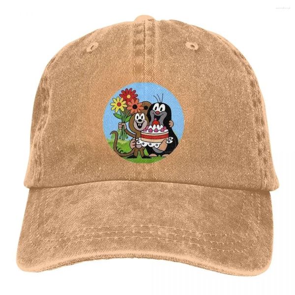 Ball Caps Krtek The Mole Multicolor Hat hakes Women's Cap Happy Birthday Personalized Visor Protection Cape