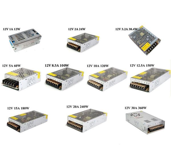 110 V 240V DC12V 2A 3A 5A 8A 10A 15A 20A 30A 30A Adattatore di alimentatore Adattatore Trasformatori Driver del caricatore del convertitore per strisce LED 5911438