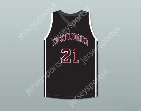 Nome personalizzato da uomo Youth/Kids Alex Caruso 21 am High School Tigers Black Basketball Jersey Top Top S-6XL S-6XL