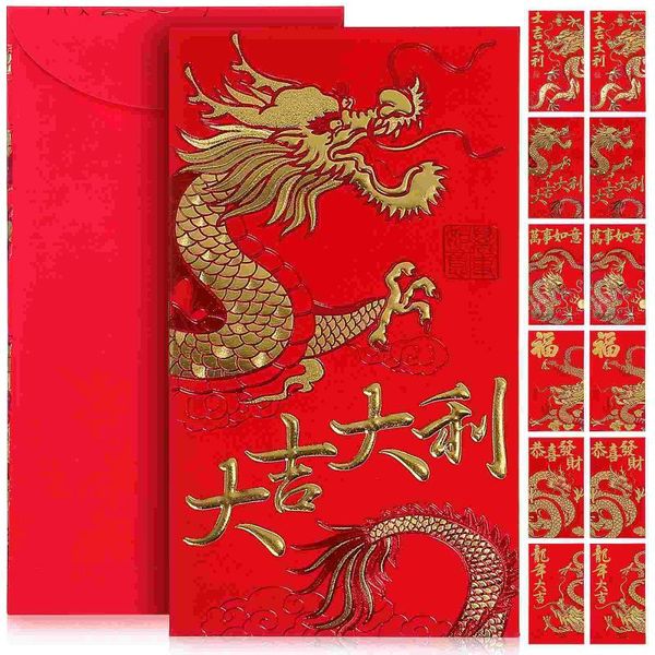 Pacchetti regalo rossi pacchetti cinesi buste cinesi tradizionali denaro fortunato in contanti hongbao regali per matrimoni