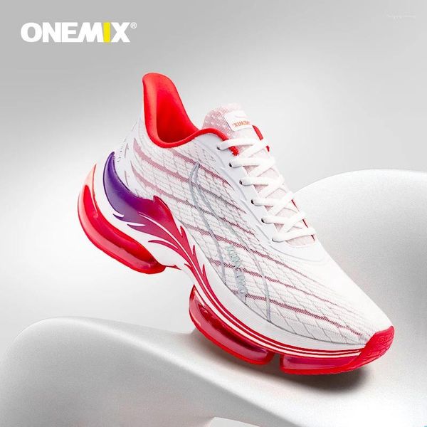 Повседневные туфли Onemix 2024 бег для мужчин воздушная подушка спортивные дышащие дышащие кроссовки на открытом воздухе.