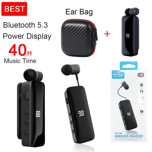 Cuffie Migliori F906 PK K55 F920 Pro Business Auricolare Wireless Aurie auricolari VIBRAZIONI VIBRATIFICA PORTATTULE ATTURAI BLUETOOTH CUFFICI SPORTICA