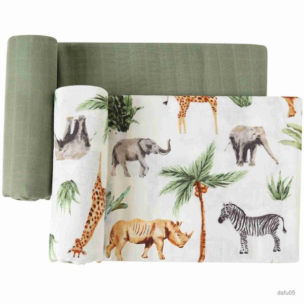 Cobertores Bobetão de bebê Bobagem recém -nascida Baby Stuff Swaddle Swaddle Swaddle Baby Newborn Sheet para Baby Bed Floral Forest Animals Padrão