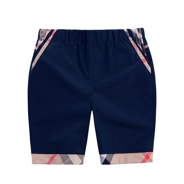 Bambini Summer British Cotone Shorts Boys Casual Split Pants Cash Abbigliamento a quadri BH264