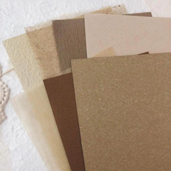 Hediye sargısı yüksek kaliteli hazırlama malzemeleri kağıt vintage diy sanat dekoratif dayanıklı not defterleri zarflar zarfları için malzemeler