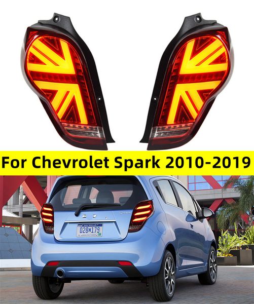 Luz traseira de carro para Chevrolet Spark 2010-20 19 LED LUZES REVERSAS DE FREIO REVISÃO