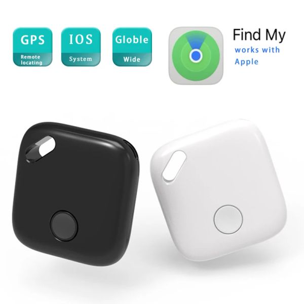 Trackers GPS Pet Pet позиционирование тегов Tracker Kids Luggage Key Finder Smart Device Предоставленный локатор для Apple Найти мою систему iOS