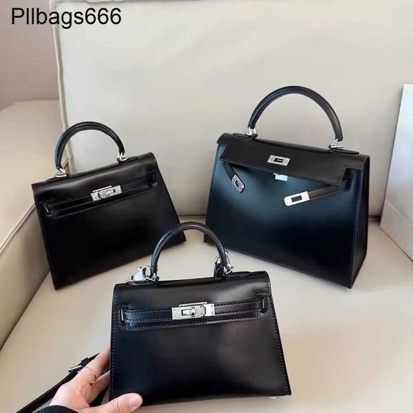 Дизайнерские сумки женская сумка для плеча коробка кожа 2024 высокая мода большая мощность второстепенная черная сумочка Богиня