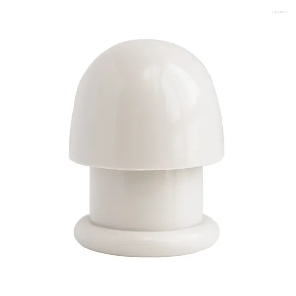 Garrafas de armazenamento Planto de dente plástico nórdico Caixa de dente fofa cogumelo em forma de suporte de tubo decoração de decoração de casa ornamentos