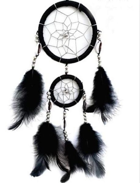 ВСЕ 15pcslot Black Dream Catcher Original Wind Chimes Dreamcatcher Car Pendant Home Decor 93815818301501