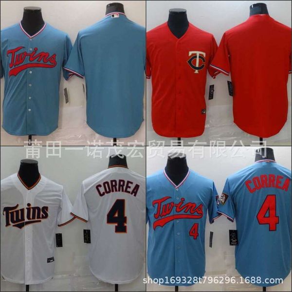 Baseball Jersey Twins 4WXW Correa Twin City Fan Elite Edition