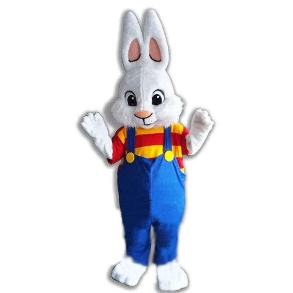 2024 Hot Sales Bunny Mascot Costume Terno Halloween Party Game Dress Roupet Performance Atividade Promoção de vendas