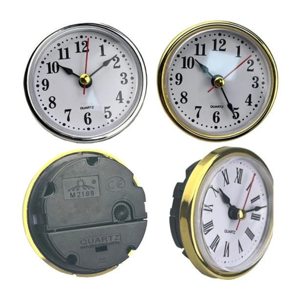 Часы мини -часовые вставки круглые часы Quartz Движение 21/2 диаметром 65 мм.