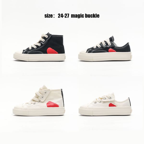 Scarpe da designer di scarpe tela per bambini giocano ragazzi casual in alto che amano gli occhi flat sneaker degli anni '70 sneaker 【code ：L】Converse kids shoes