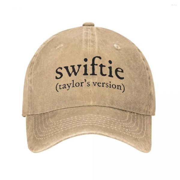 Caps de bola Swiftie Baseball Roupfits casuais Eras lavadas Tour Snapback Hat For Men Mulheres Todas as estações Chapéus de viagem boné