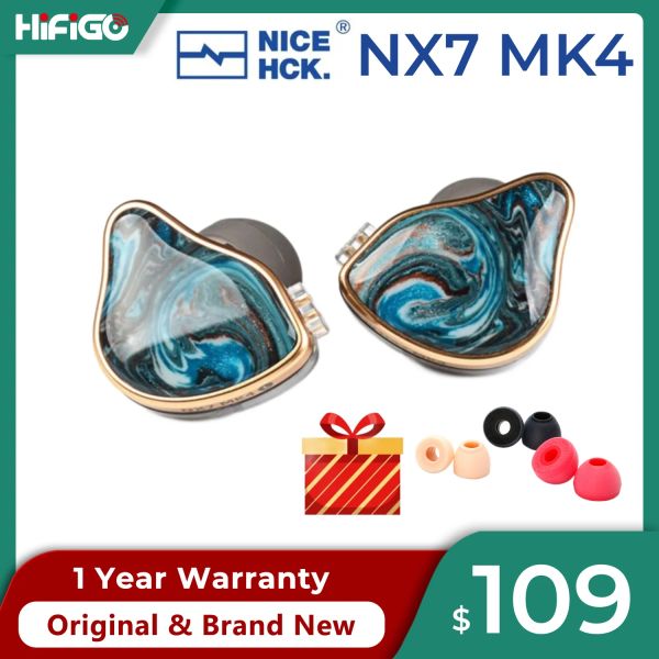Fones de ouvido NiceHCK NX7 MK4 INEAR MONITOR EARPHONE