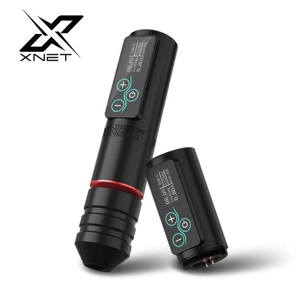 Xnet Vane Wireless Tattoo Pen Machine Мощный бесщеточный двигатель с сенсорным экраном батареи 2400 мАч для татуировки 240416