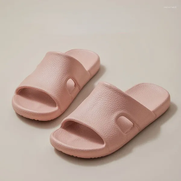 Pantofole da donna uomo sandali Flip flop di colore solido semplice non slip sola sola comoda doccia da doccia scarpe coppie all'aperto 2024