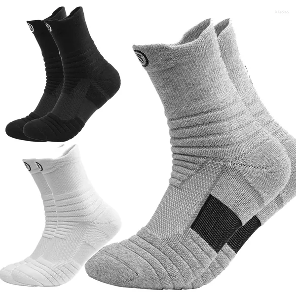 Meias masculinas que executam basquete esportivo Basquete respirável Aquilaria meias atléticas de meias longas e curtas desodorantes Sox Men Spring Winter Winter