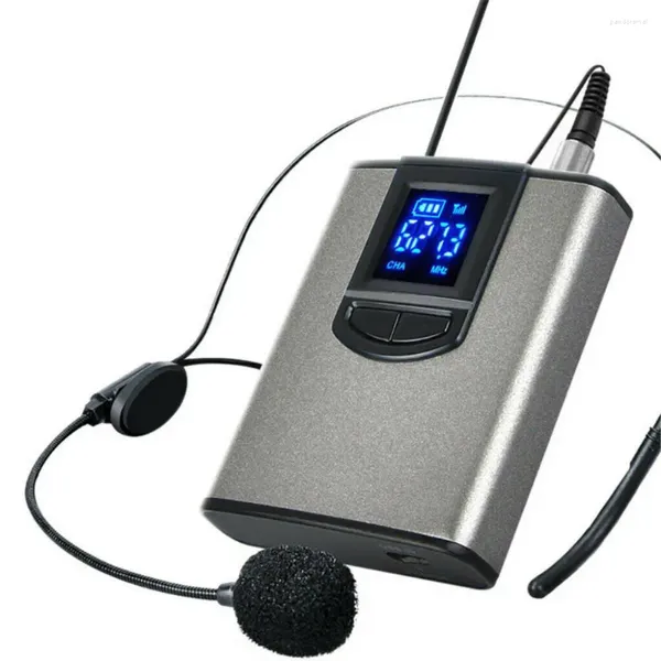 Microphones Sprach Wireless Mikrofon Revers -Headset Mini Tragbarer Empfänger -Sender UHF Professional Public Speaking Plug and Play