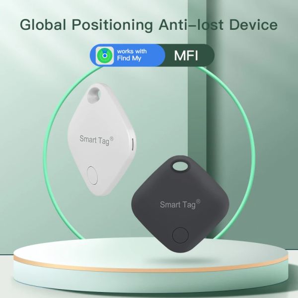 Bluetooth Bluetooth IOS отслеживание устройства отслеживание воздушного тега Key Key Signer Finder Pet Antilost Locator Smart GPS Tracker Car Пожилой для Apple Fi