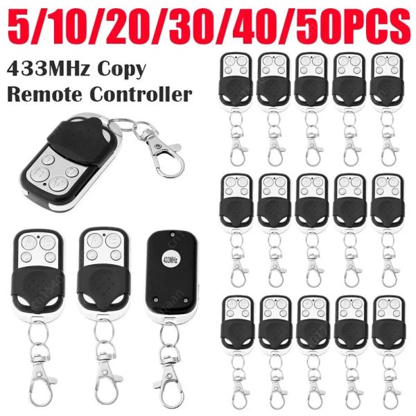 CONTROLLI 5/10/20/30/40/50 PCS 433MHz Remote Control 4Buttons Gate elettronico Apri del garage Duplicatore Copia Copia del telecomando