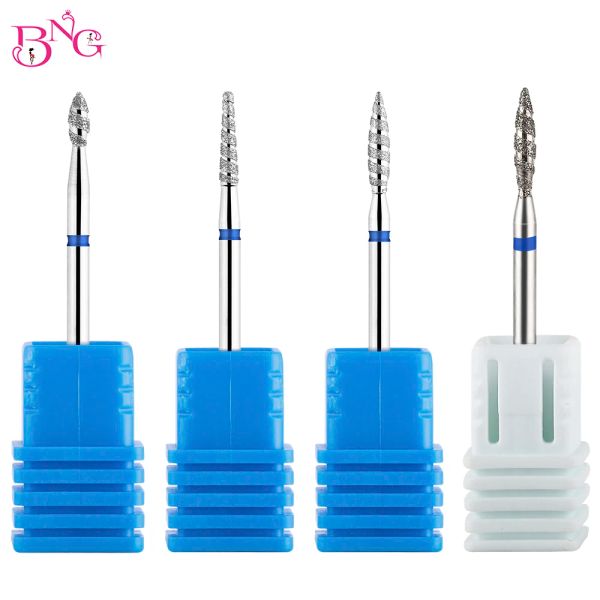 Bits bit bng diamante unhas bits tenostact chame cuticle drill bit 3/32 