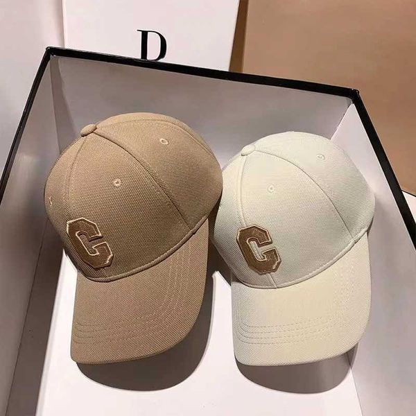 Captos de bola Chapéus para homens 2023 Novo C Letra C Cap -bordada de beisebol Kpop Fashion Casal Snapback Cap Men and Women Sun Hats Chapeau Homme J240425