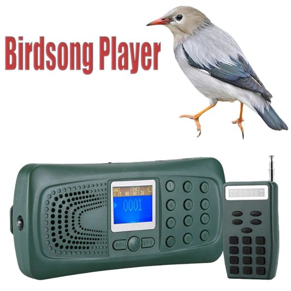 Ringe Outdoor Electronic Farm Bird Sound Decoy Machine Birdsong Lautsprecher Geräte Vogelklänge MP3 -Player mit LED lihgt Box