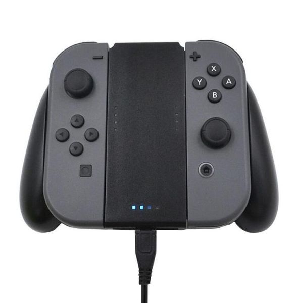 Joy Con Charging Grip Dock para NS Switch Charger Holdred Handle Grips Grip Handgrip Bateria 2 em 17838993