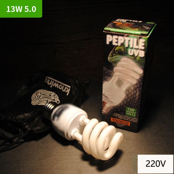 Illuminazione 10.0 5.0 UVB 5W/13W26W REPTILE LUMPA LUMA LAMPAGNO UV VIVARIUM TERRIIUM TORTOISI TORTOISI