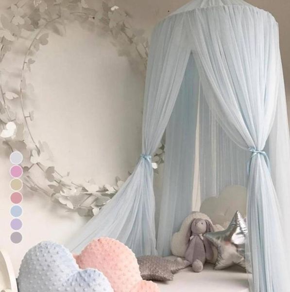 240 cm Cute Children039s Tenda da letto Baby Letto Tenda rotonda Crib Tenda appesa Mosquito Pogrammi Pografia Mosquito R75125581