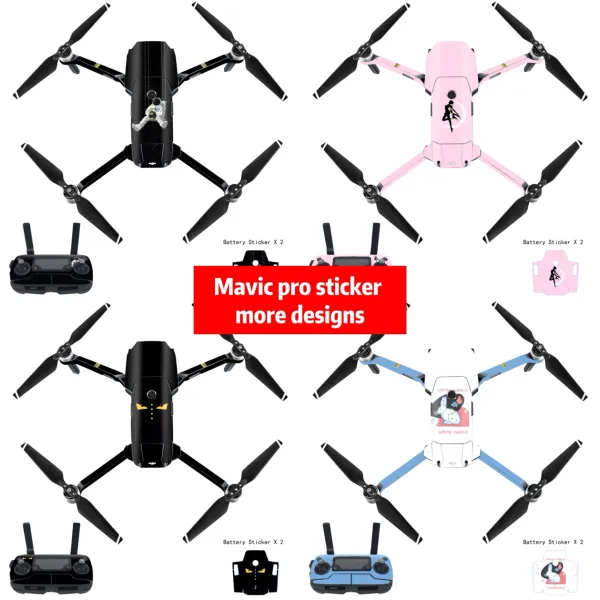 Наклейки на стикеры дизайн мультфильма для наклейки DJI Mavic Pro Skin Protective PVC для наклейки DJI Mavic Pro для наклейки DJI Mavic Pro Skin