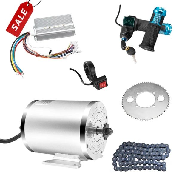 Parte 4872V 1000W 3000W Kit motore elettrico MOTORE ELETTRICO Motore senza spazzole Bike Electric Bike Kit Skateboard Ebike Motor Controller 50A 50A