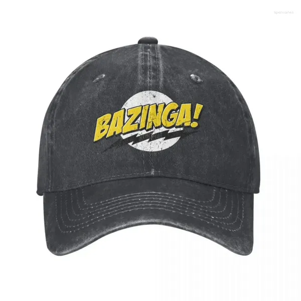 Ball Caps Classic Bazinga Теория Большого взрыва бейсбол унисекс расстроенный вымытый шап