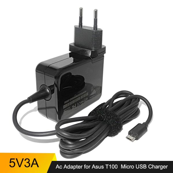 Chargers 5V 3A Tablet Adaptörü Mikro USB Şarj Cihazı Asus Transformatör Kitabı T100 T100TA T100TAM T100TAF T100HA AC Adaptör Adaptör Telefon Şarj Cihazı