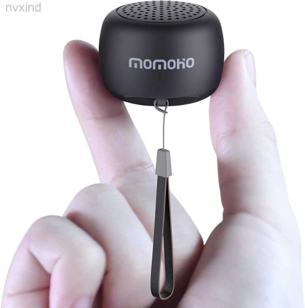 Alto -falantes portáteis O menor mini -alto -falante Bluetooth sem fio com Mictws embutido emparelhando pequenos alto -falantes Bluetooth para presentes/casa/viagem D240425