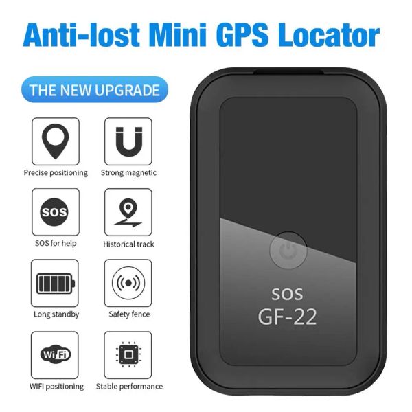 Alarm GF22 Localizador Anti Lost Tracer Device Mini GPS Tracker Instalação Grátis Rastreamento pessoal Rastreador de objetos para motocicleta de carro