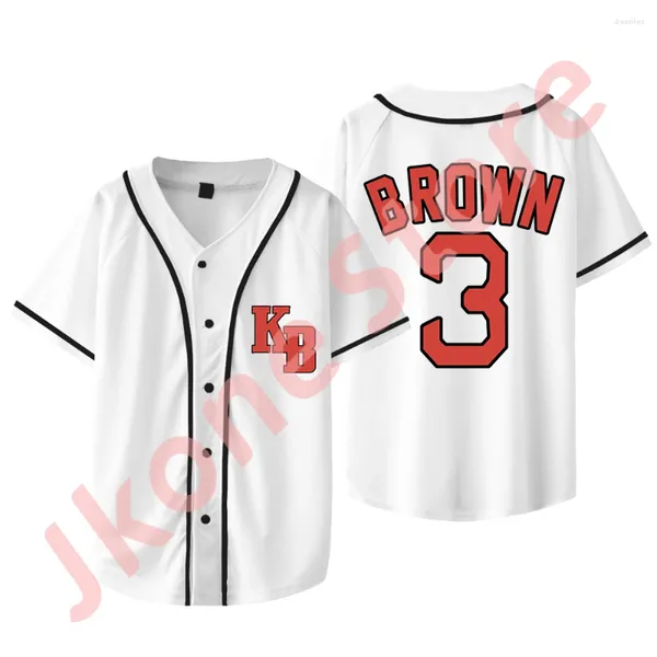 Herrenjacken Kane Brown im Air Tour Merch Jersey KB Logo Baseball Jacke Frauen Männer Mode lässige T-Shirts