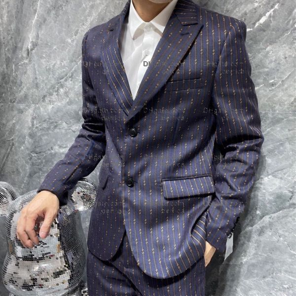 Designer Men Blazer Coat Chenast Casaking Letters Business Casual Slim Fit Fit Formal Blazers Men Suits