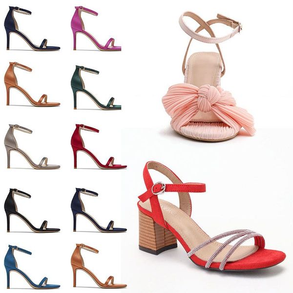 Tênis de vestido de grife de designer Summer Red Bottoms slingback slingback salto alto bombas