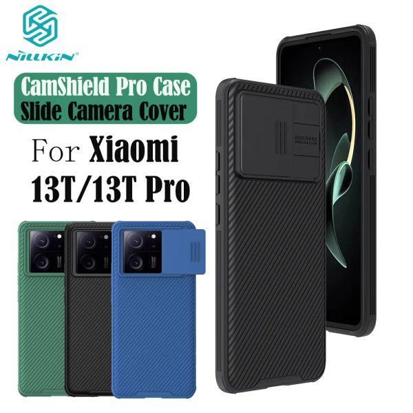 Casos para Xiaomi 13t Pro Case Nillkin Camshield Pro Slide Camera à prova de choque Lens Proteção de privacidade TAPA VOLTA PARA XIAOMI MI 13T Shell