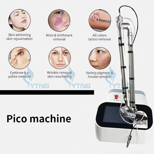 Pico Laser Tattoo Entfernungsmaschine Picosekundenlaser Dark Spot Entfernung Picolaser Hautpigmentierungsbehandlung