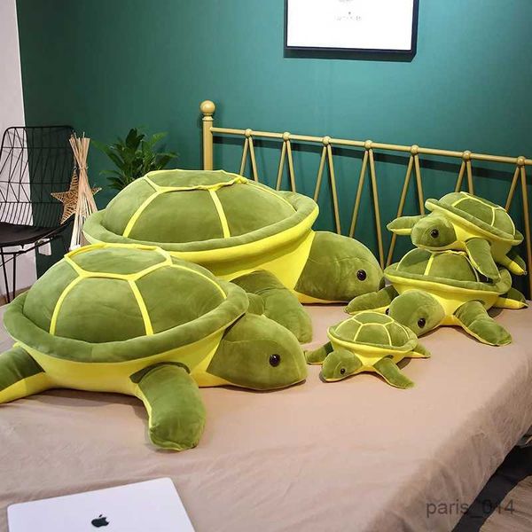 Animali di peluche imbottiti 35 cm Kaii Tartotalità peluche giocattolo di peluche morbido per animali da mare cuscino cuscino decorazioni per la casa per bambini regalo di compleanno per bambini