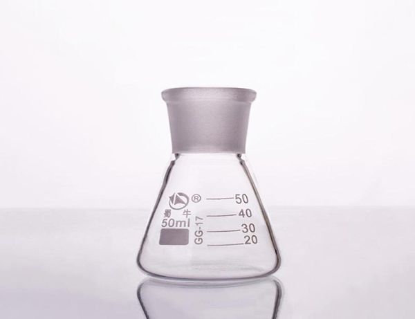 Forniture da laboratorio da 5010000 ml di vetro erlenmeyer bottiglia conica 2429 chimica articolare Glassware6292898
