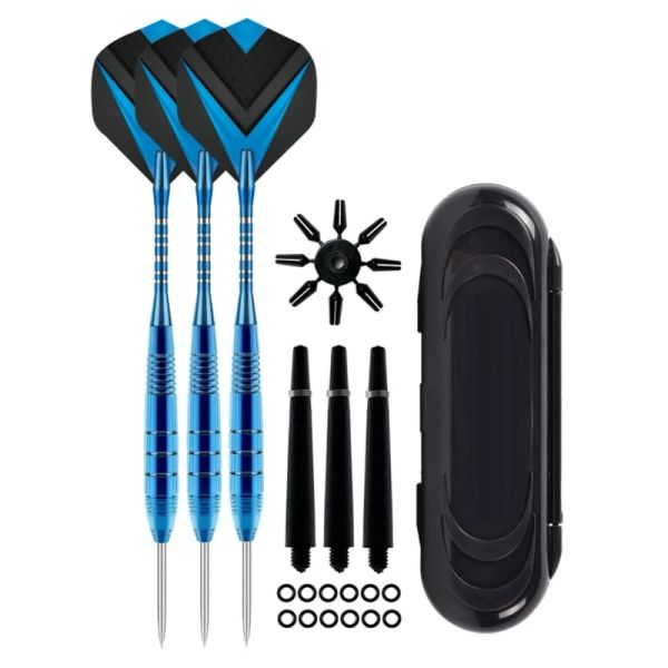 Darts Darts Set con alberi in alluminio 3pcs Darts Flight 12pcs O Rings Harts Strumento