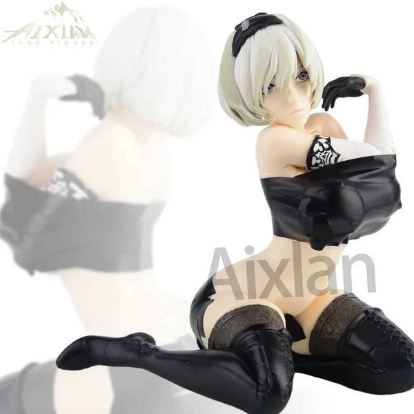 Figure di giocattolo d'azione Aixlan 20cm Nier Automata anime Figura Yorha n. 2 Tipo B PVC Figura Action Figura sexy Figurina Figurina Modello da collezione Modello Kid Gift Y24042538P9